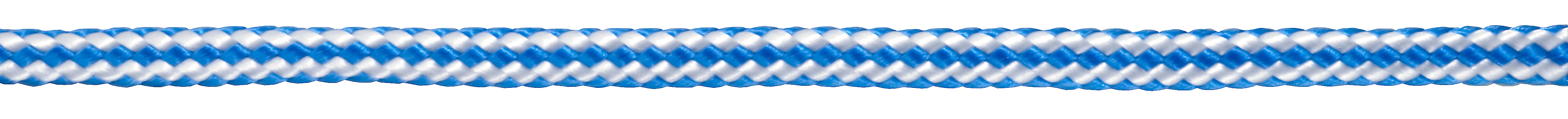 Connex Polypropylen-Seil 16-fach geflochten, Blau/Weiß ø 6 mm