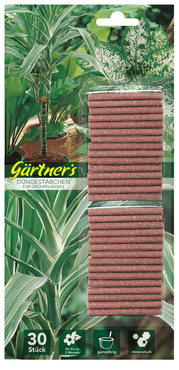 Gärtner's Düngestäbchen für Grünpflanzen 30 Stück