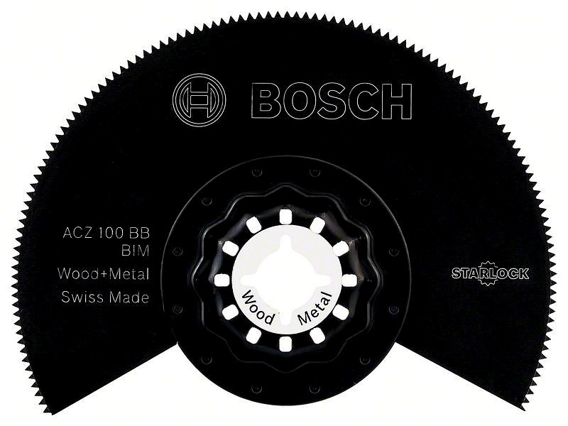 Bosch Starlock Bimetall-Segmentsägeblatt ACZ 100 BB Wood and Metal