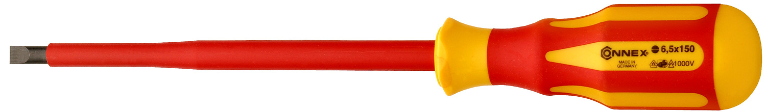 Connex Elektriker-Schraubendreher VDE 6,5 × 150 mm, Schlitz