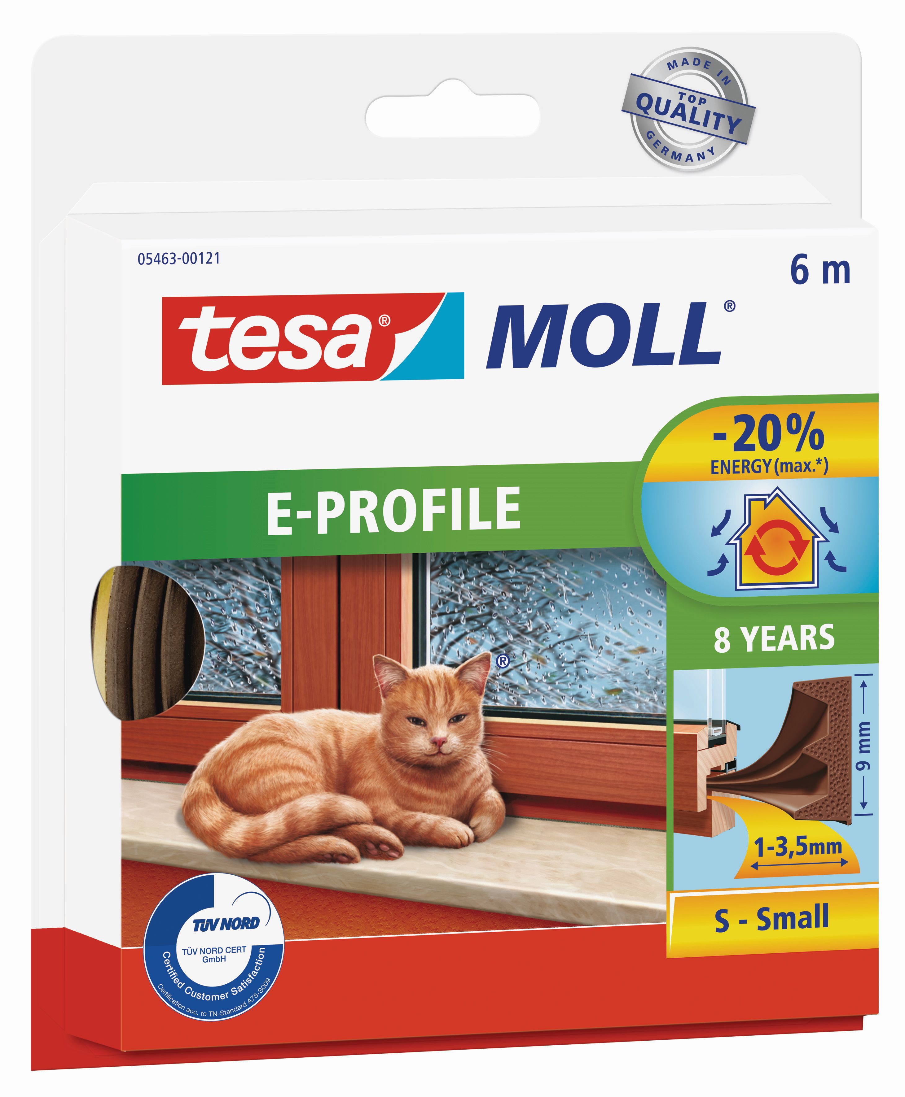 tesamoll® E-Profil Gummidichtung für Türen und Fenster