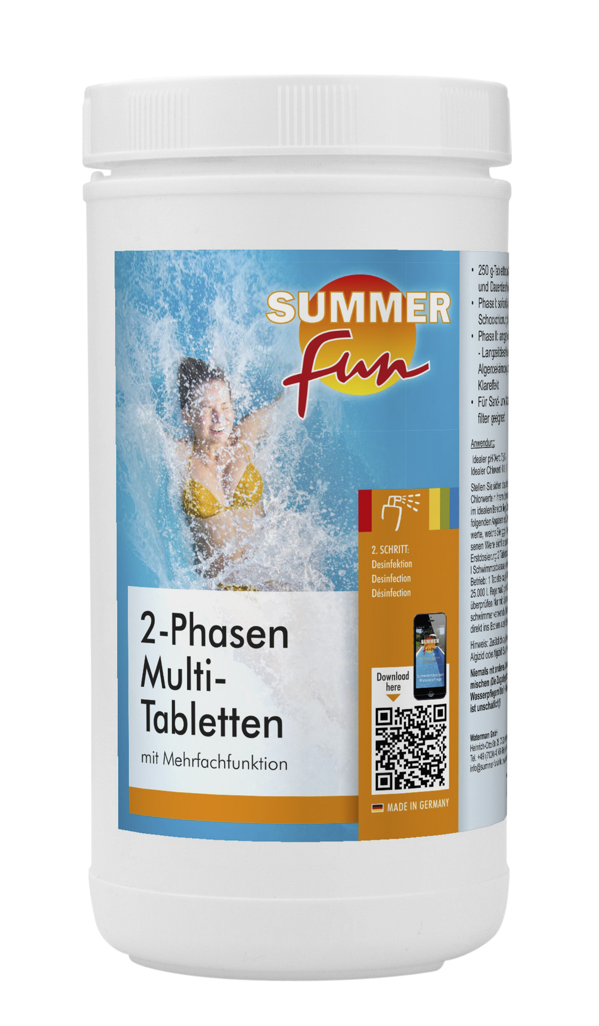 Summer fun 2-Phasen Multi-Tablette, 1 kg
