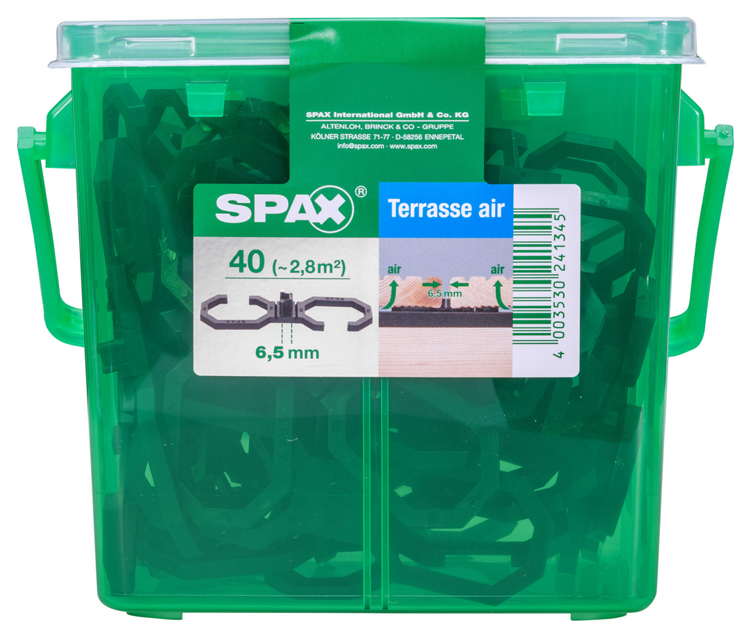 SPAX® Terrasse Air Abstandhalter 6,5 mm 40 Stück