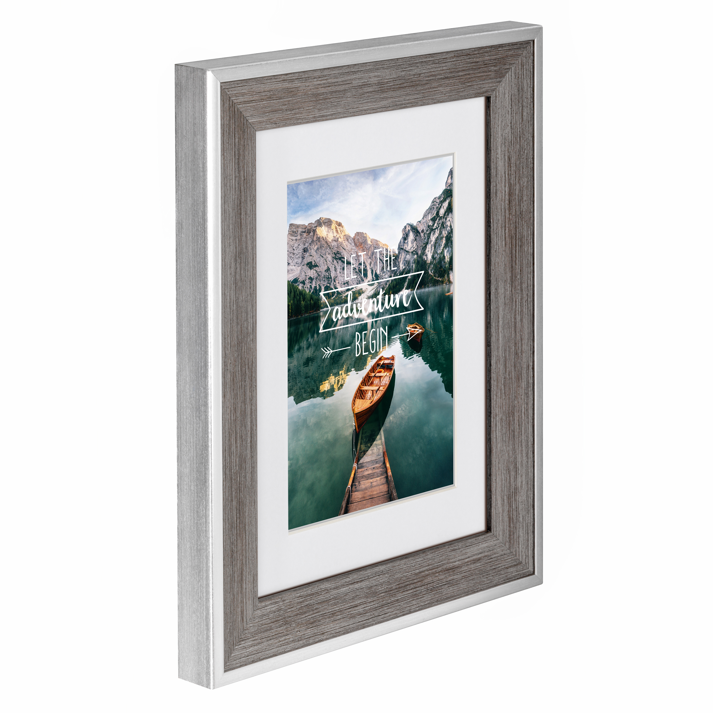 hama Kunststoffrahmen "Sierra", Grau, 13 × 18 cm