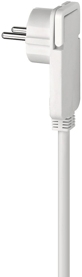Brennenstuhl Comfort-Line Plus, Steckdosenleiste 6-fach (mit Flachstecker, Schalter, 2m Kabel und extra breite Abstände der Steckdosen) weiß