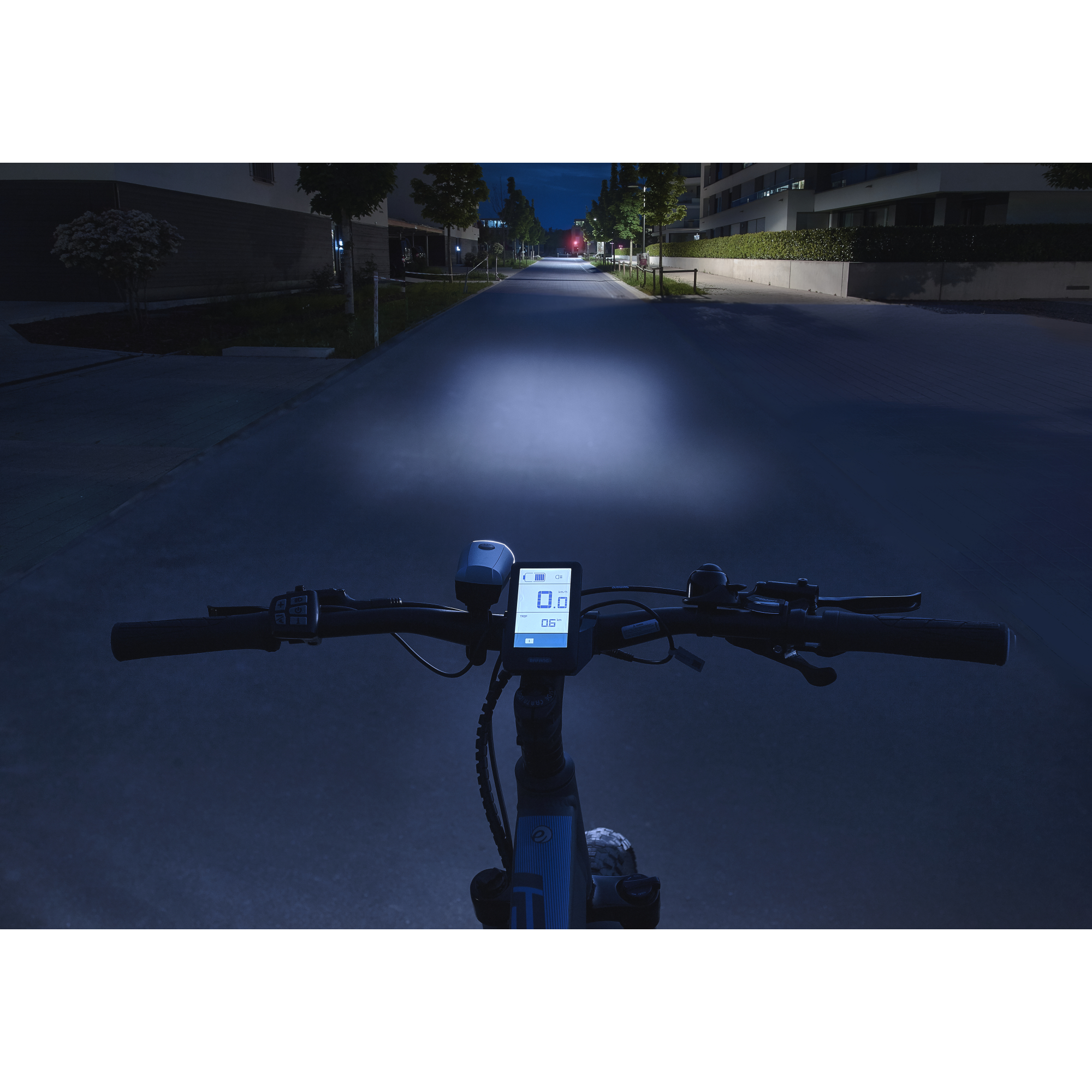 FISCHER Fahrrad LED-Akku-Beleuchtungsset 30/15 Lux