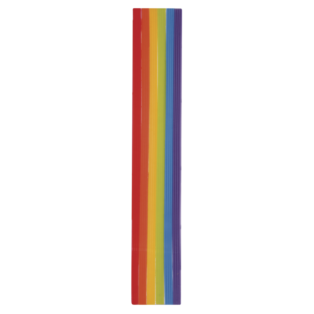 Rayher® Wachs-Zierstreifen 20x0,1 cm Regenbogen
