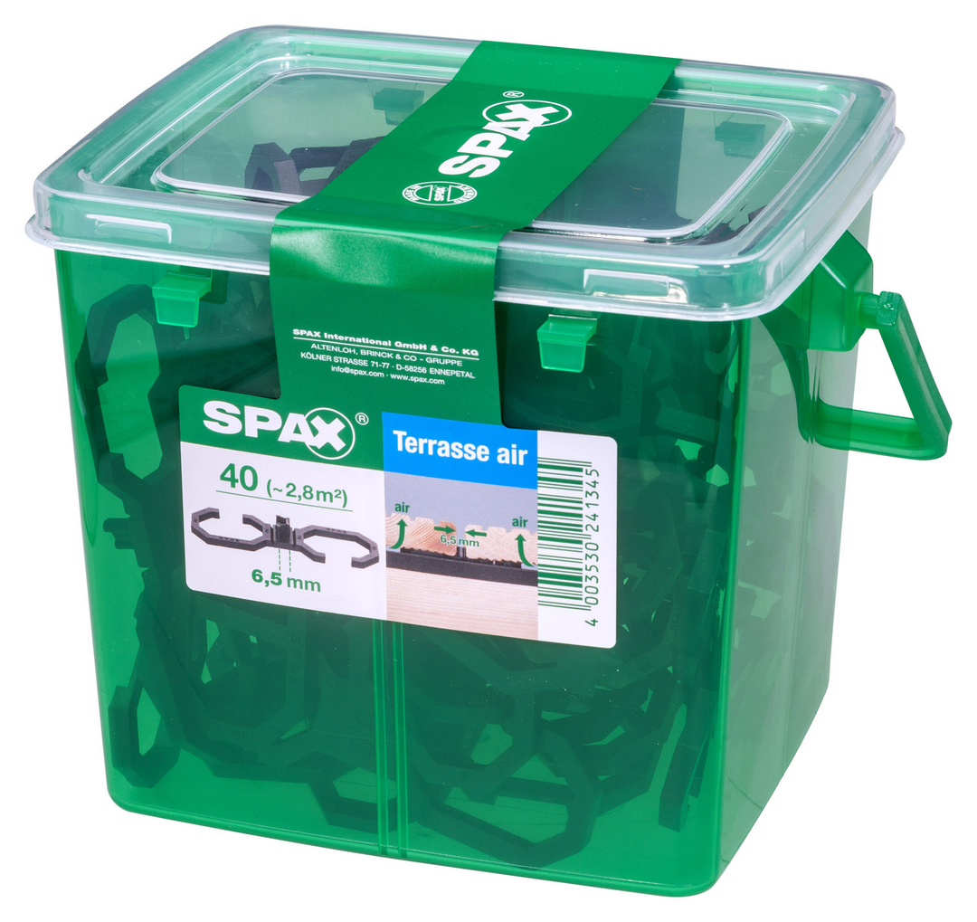 SPAX® Terrasse Air Abstandhalter 6,5 mm 40 Stück