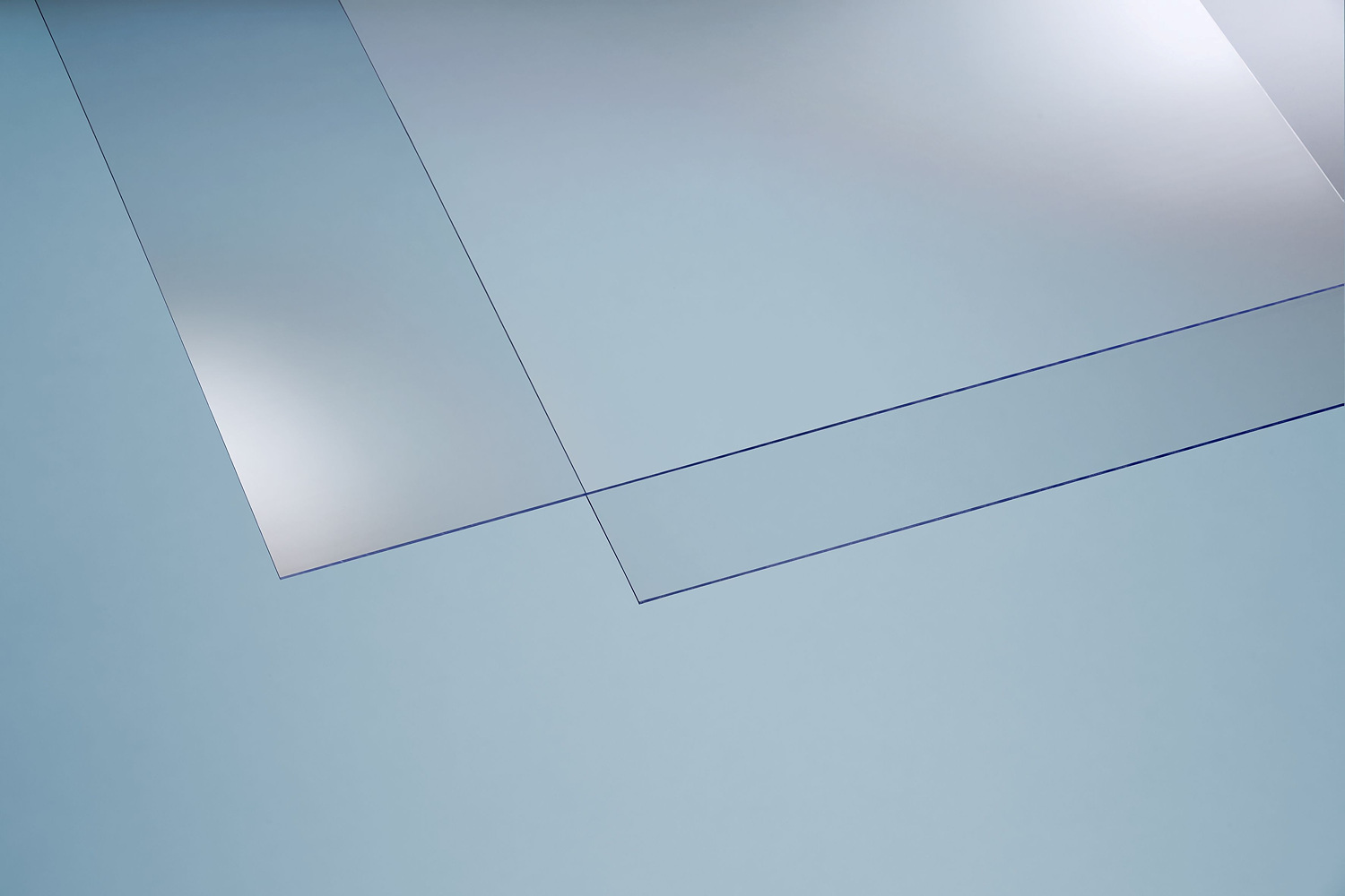 Bastelplatten 2x500x500 mm glatt klar