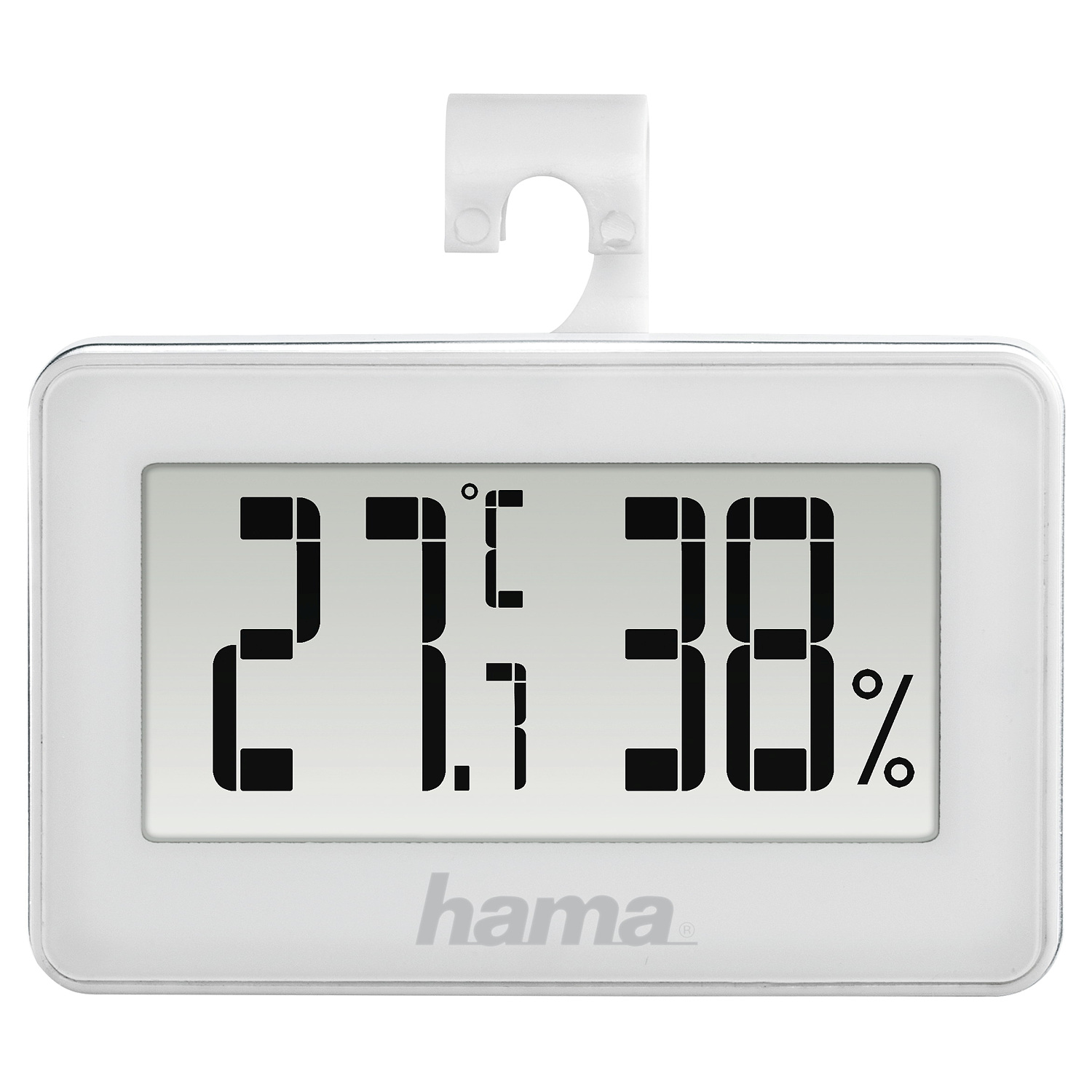 hama Thermo-/Hygrometer "Mini", Weiß