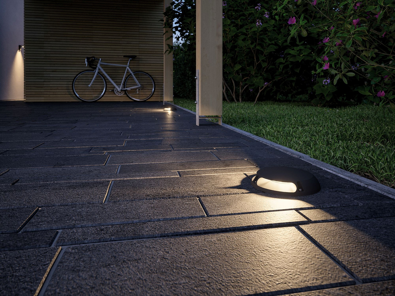 Paulmann Plug & Shine LED Bodenaufbauleuchte Zweifacher Lichtaustritt, 180°, 32 mm