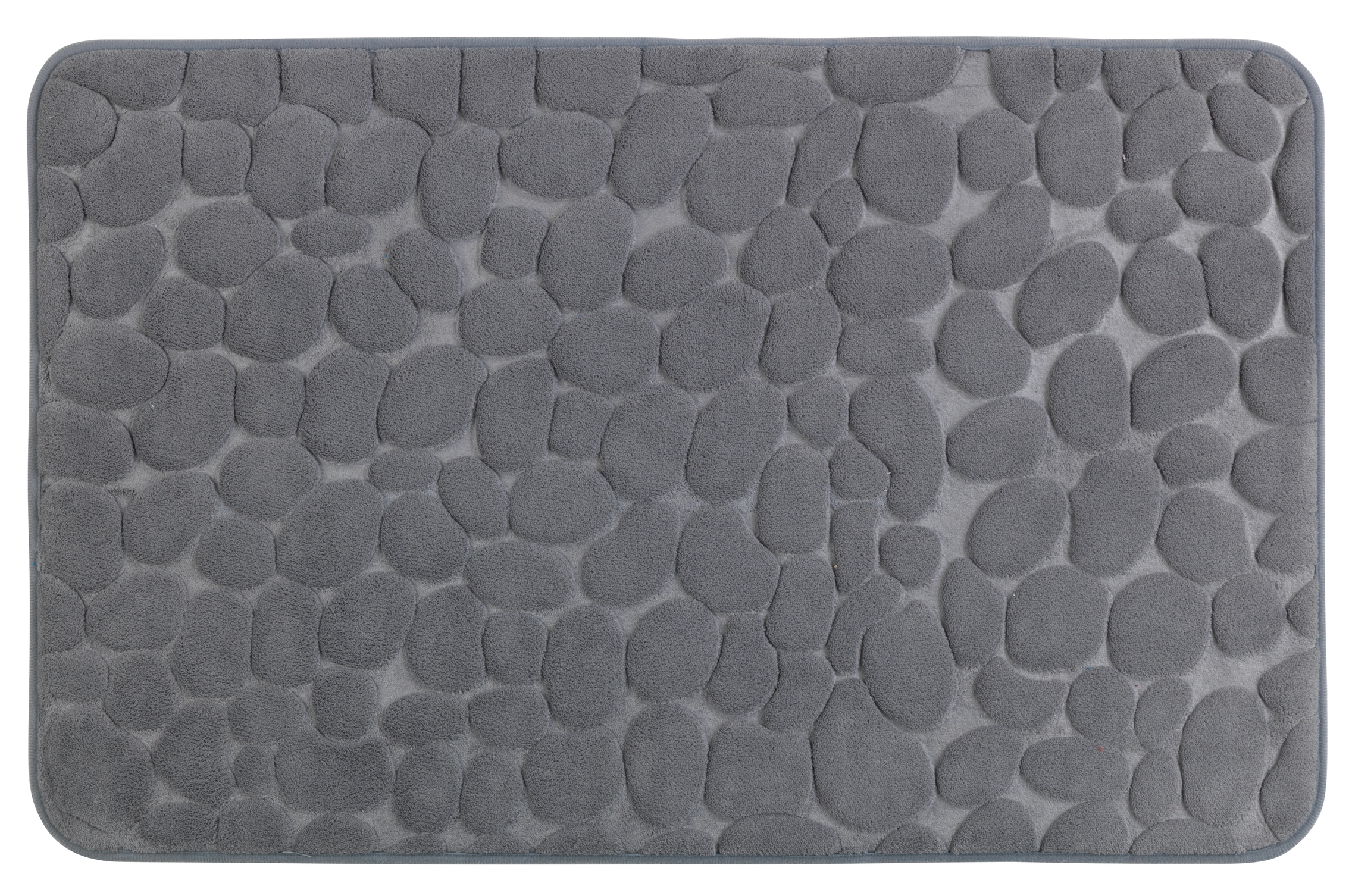Wenko Memory Foam Badematte Pebbles 50 x 80 cm, grau