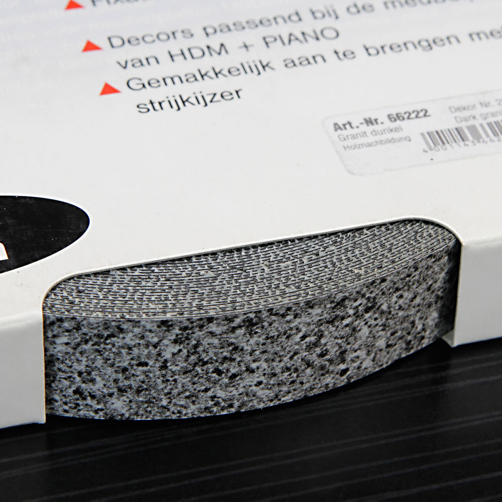 Kantenumleimer Dekor Granit Dunkel 25 m 20 mm