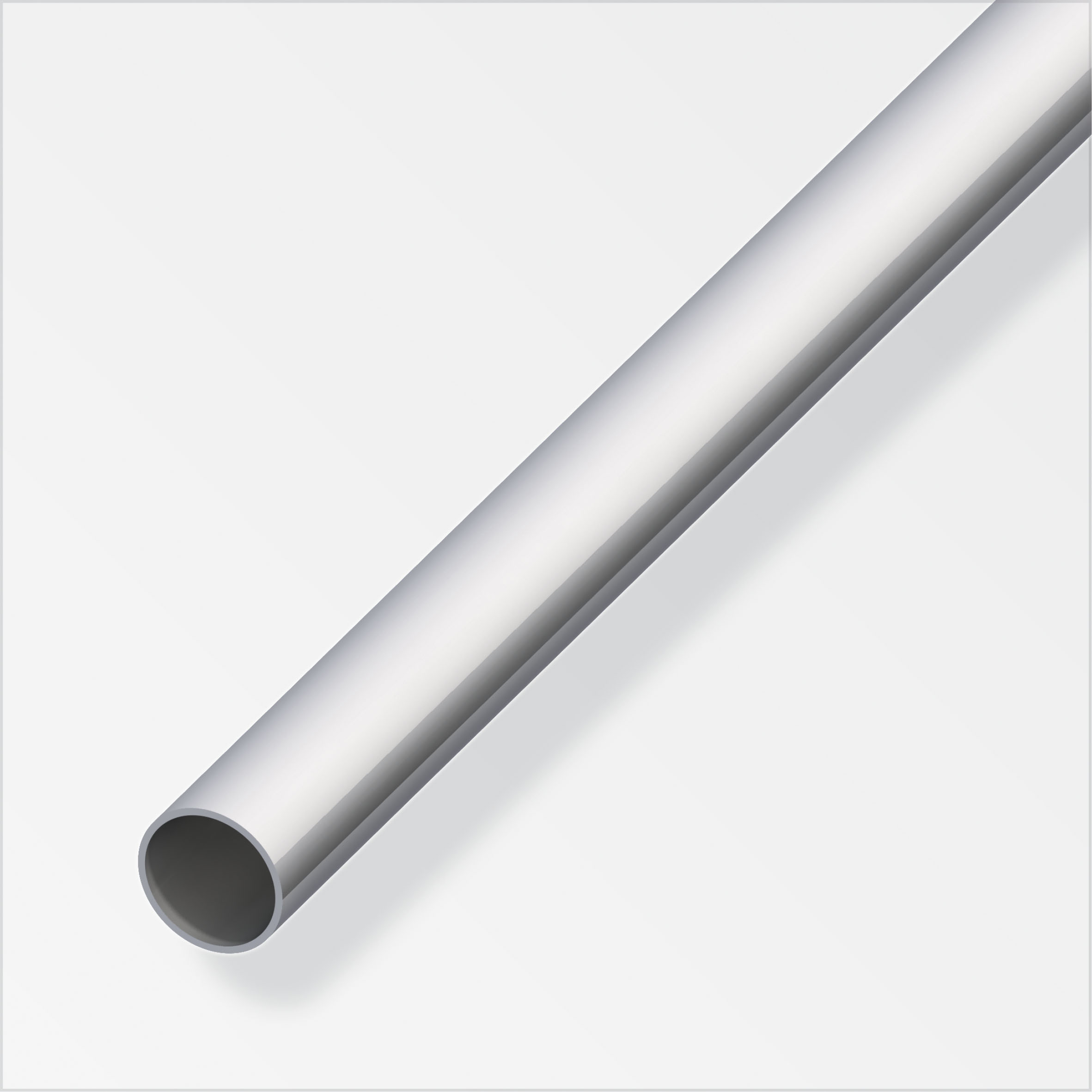 alfer® Rundrohr Edelstahl 1 m, 10 × 1 mm