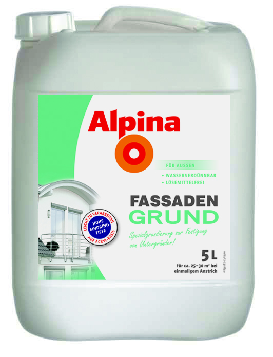 Alpina Fassadengrund - 5 Liter