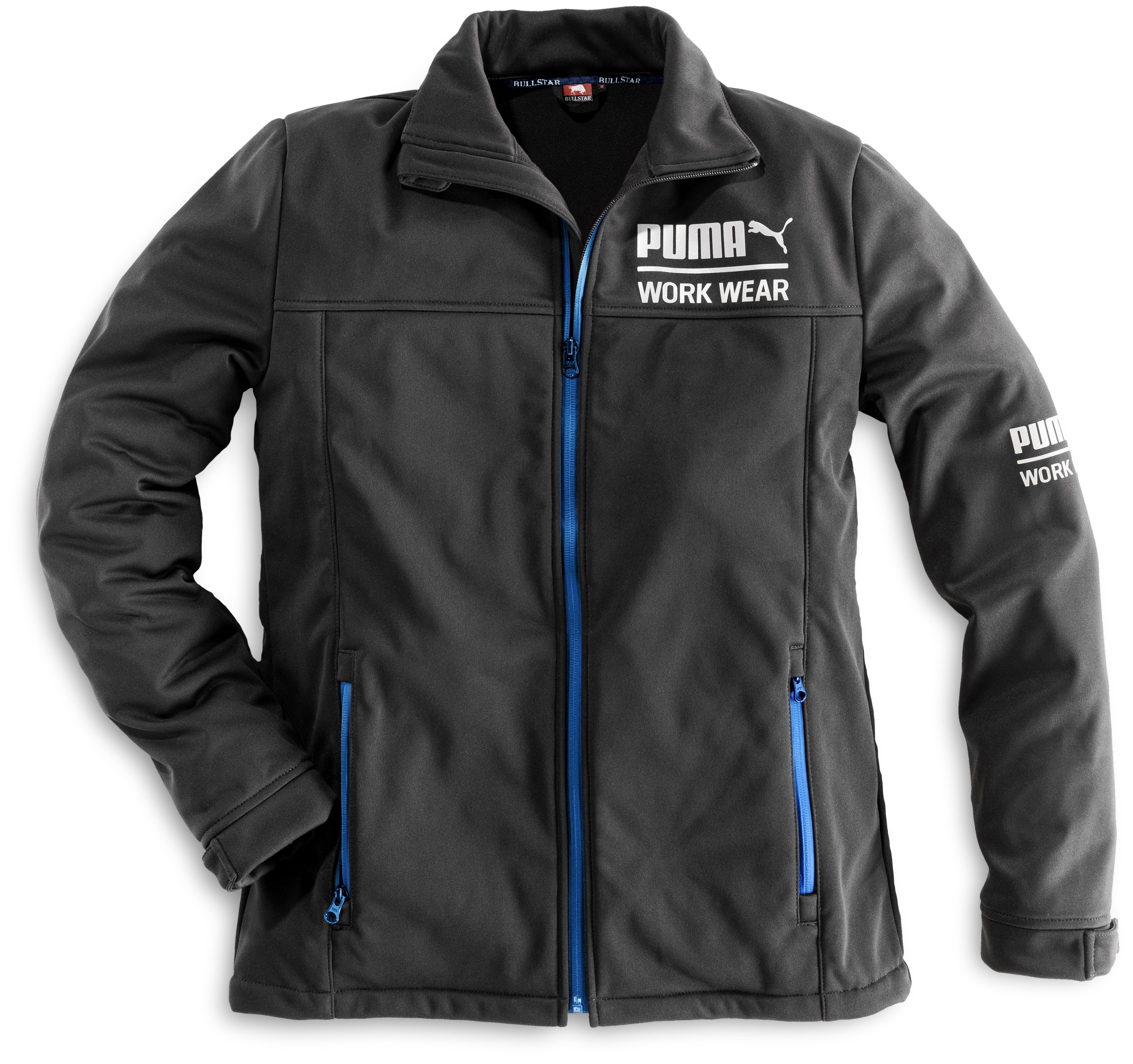 PUMA Work Wear Softshell-Arbeitsjacke CHAMP, Carbon, Gr. XXL | XXL | Carbon  | 405662
