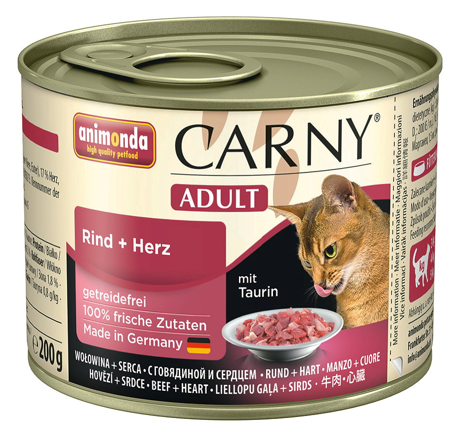 animonda Carny® Adult Rind + Herz 200 g