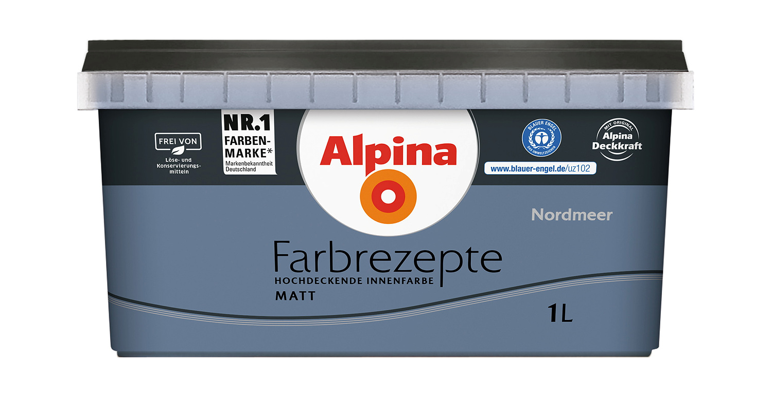 Alpina Farbrezepte - Nordmeer 1 Liter, matt