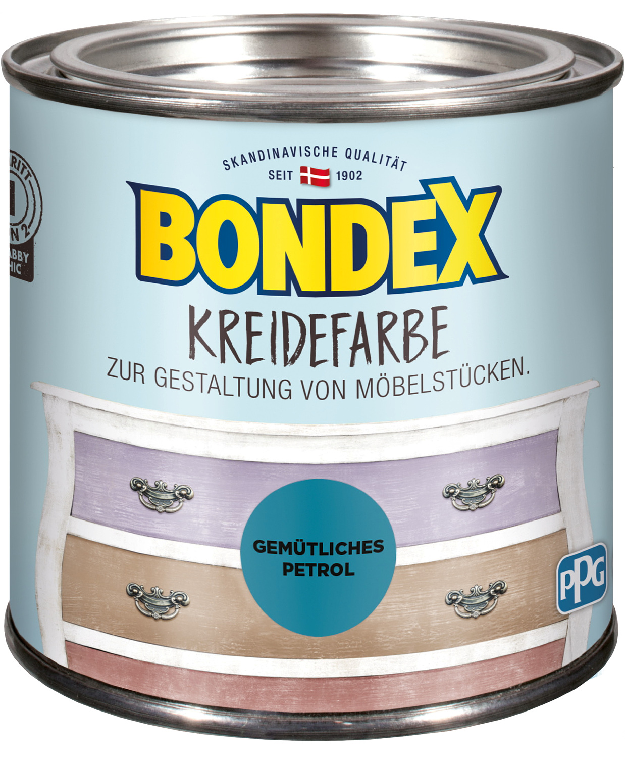 Bondex Kreidefarbe Gemütliches Petrol 0,5l