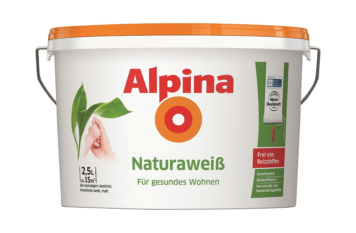 Alpina Naturaweiß 2,5 Liter, matt