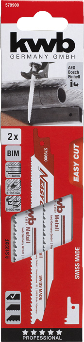 EASY CUT Säbelsägeblätter, Metallbearbeitung, Bi-Metall