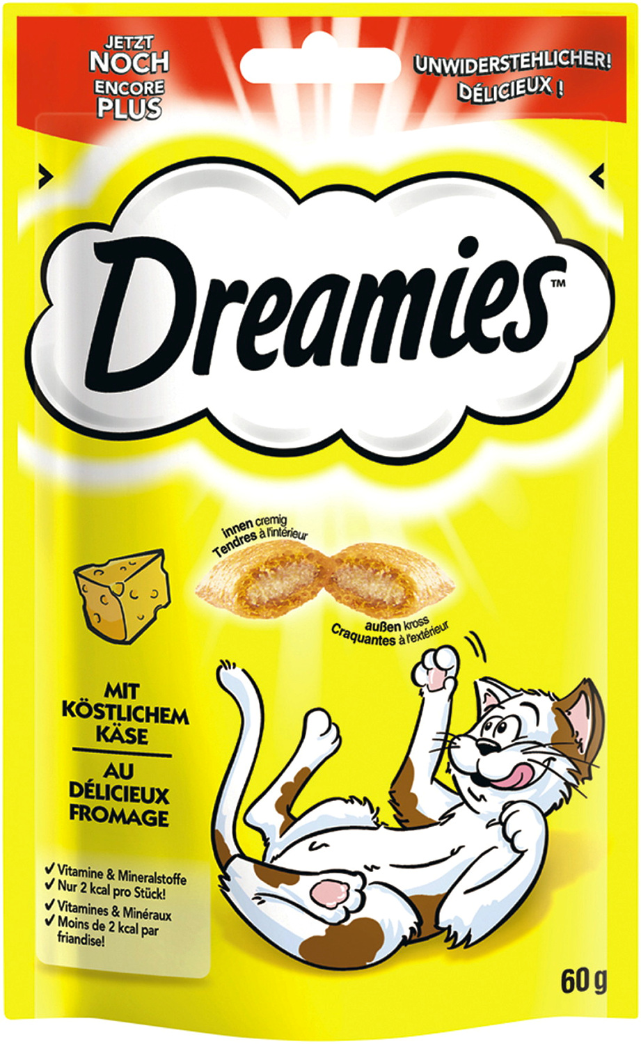 Dreamies™ mit köstlichem Käse 60 g
