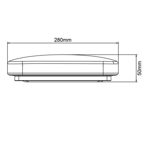 brelight LED-Wand- und Deckenleuchte Farica 28 × 28 cm, 12 W, Weiß