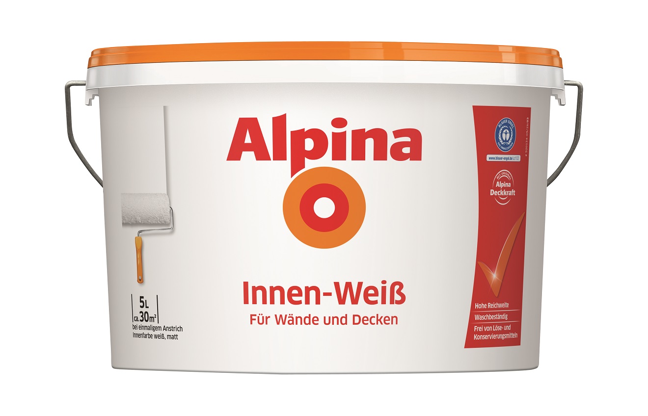Alpina Innen-Weiß 5 Liter, matt