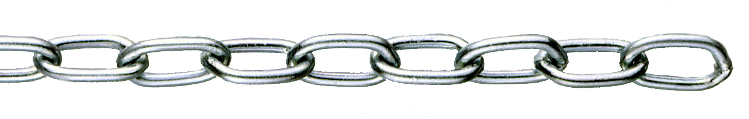 Connex Rundstahlkette, Form A, max. 20 kg, 12 × 3,6 × 2 mm