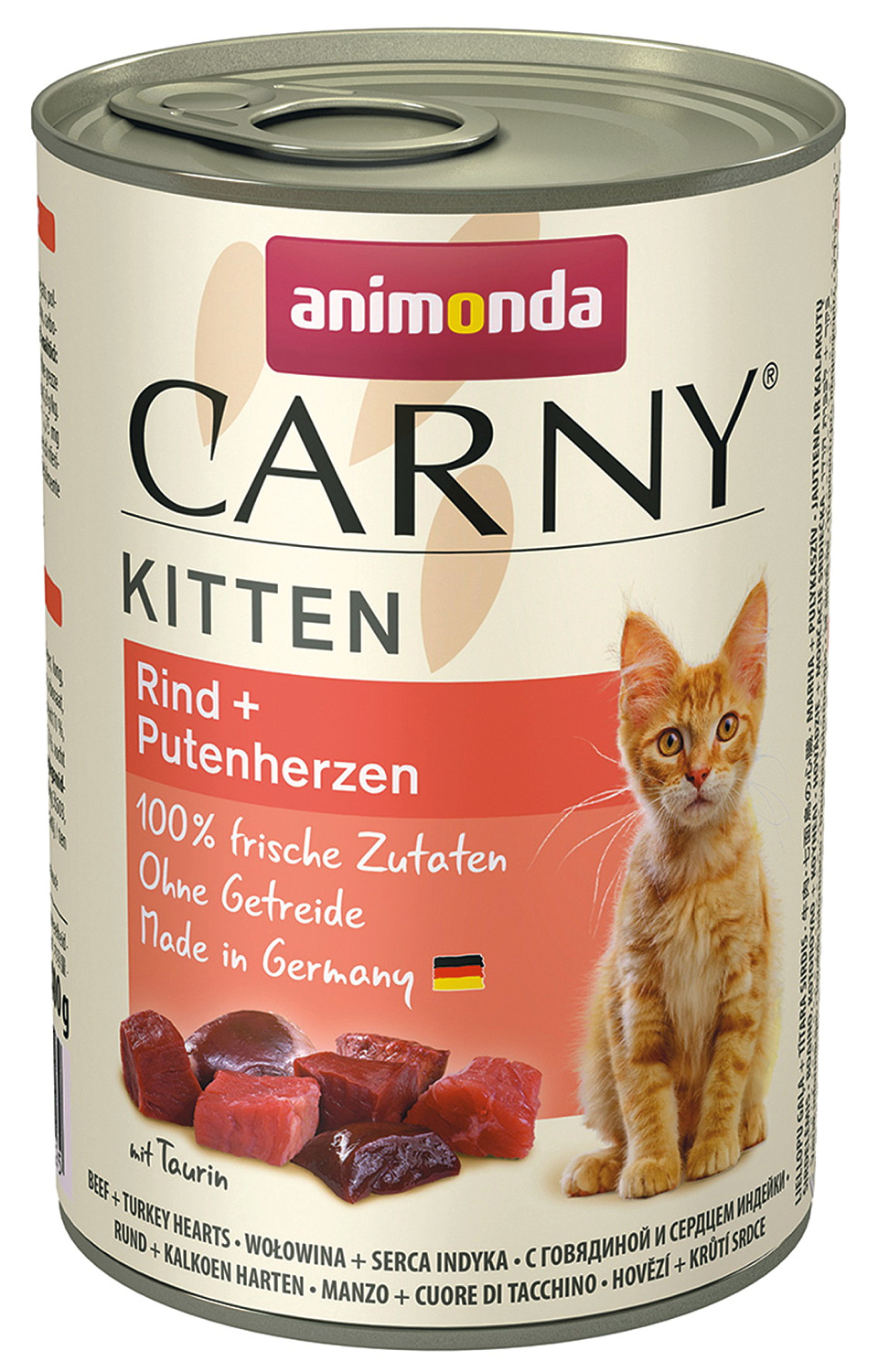 animonda Carny® Kitten Rind + Putenherz 400 g