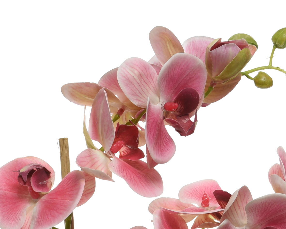 Kaemingk Kunstblume Orchidee im Topf, Rosa