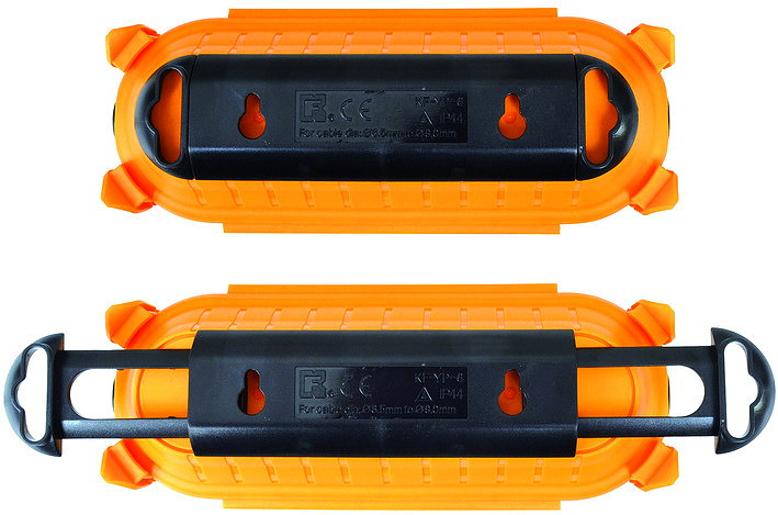 Safe-Box BIG IP44 / Schutzkapsel für Kabel im Außenbereich (Sicherheitsbox für Stecker, idealer Schutz vor ungewolltem Trennen der Steckerverbindung, sowie vor Verschmutzung und Beschädigung)