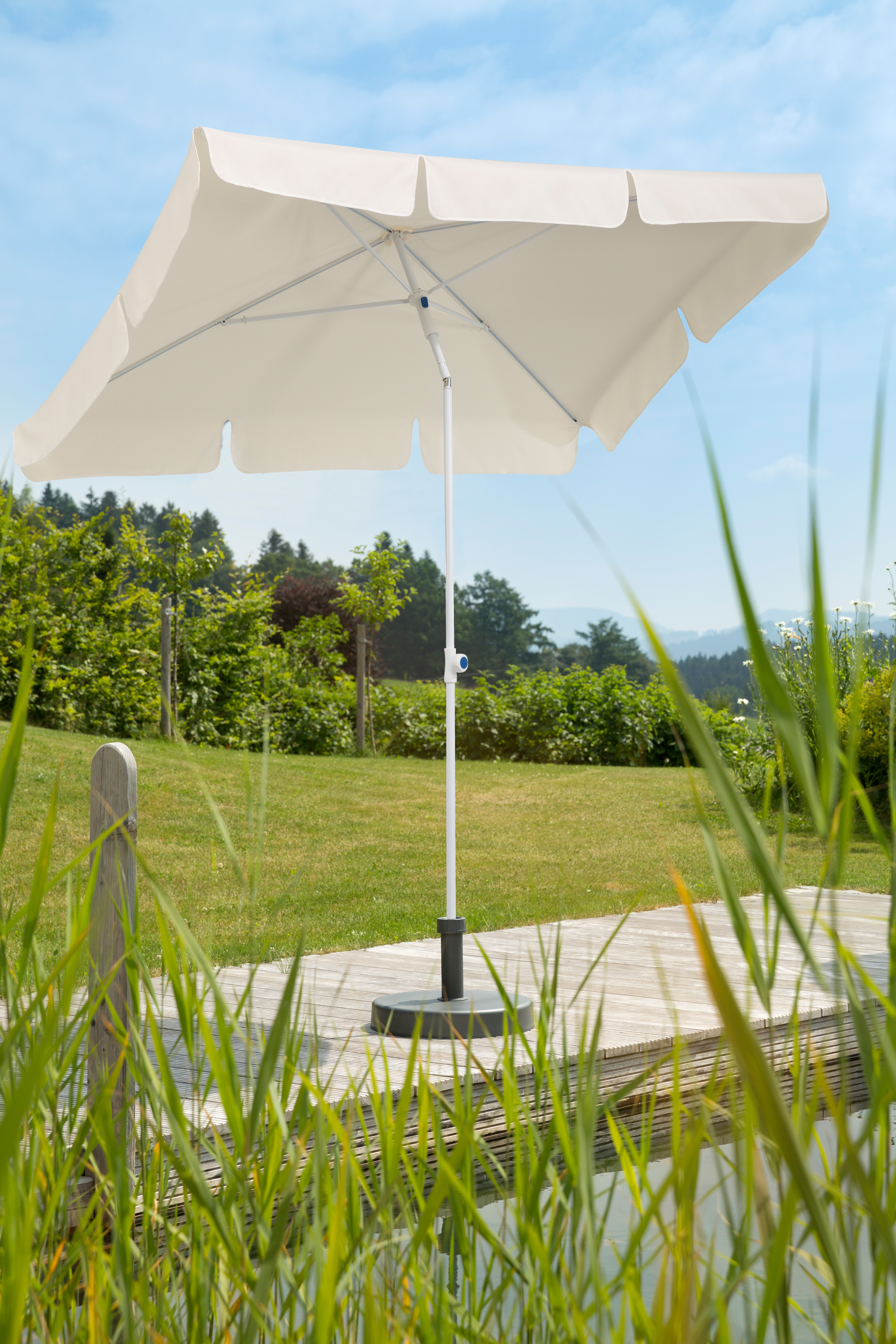 Schneider Sonnenschirm Ibiza 180 x 120 cm natur