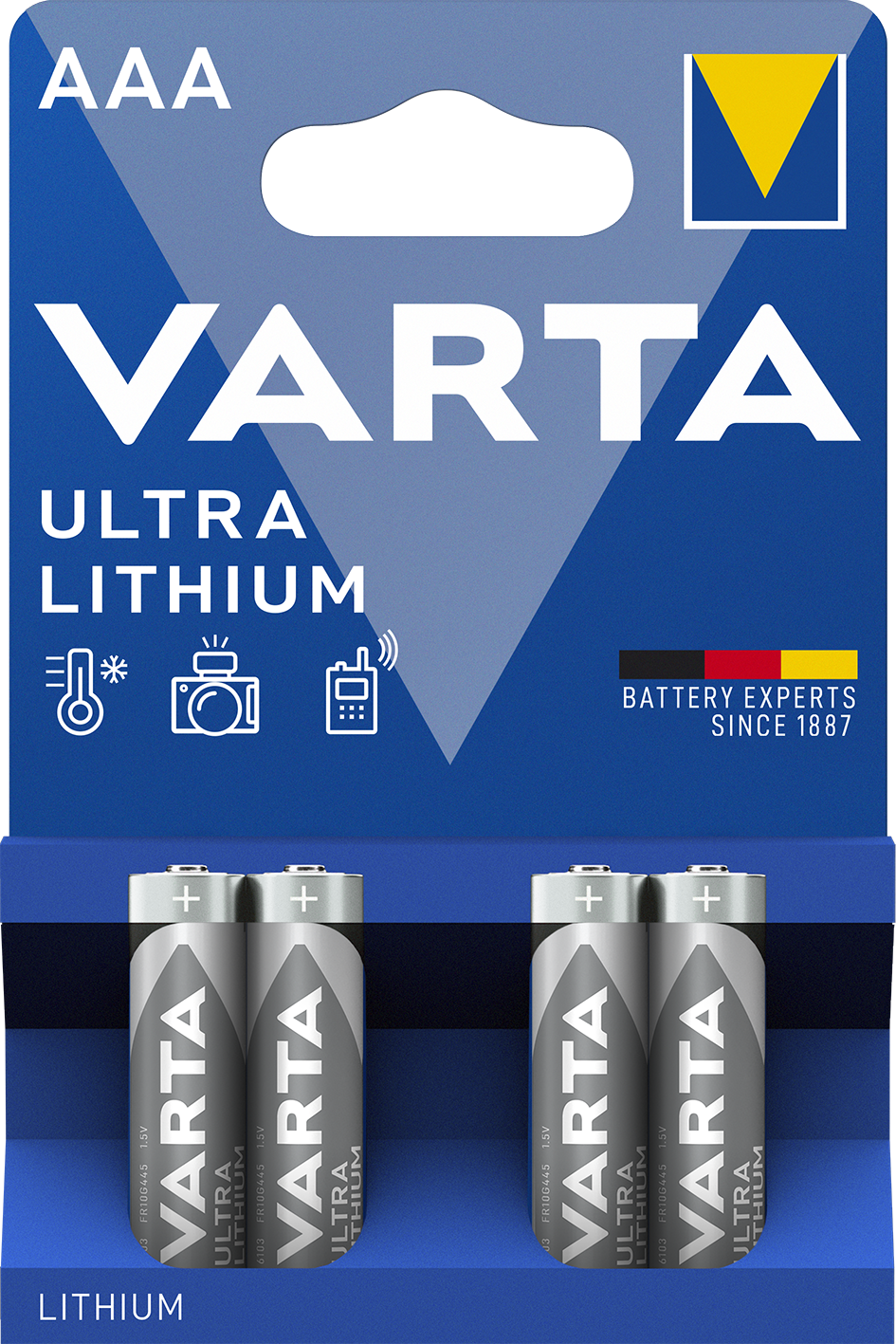 Batterie LITHIUM AAA 4er