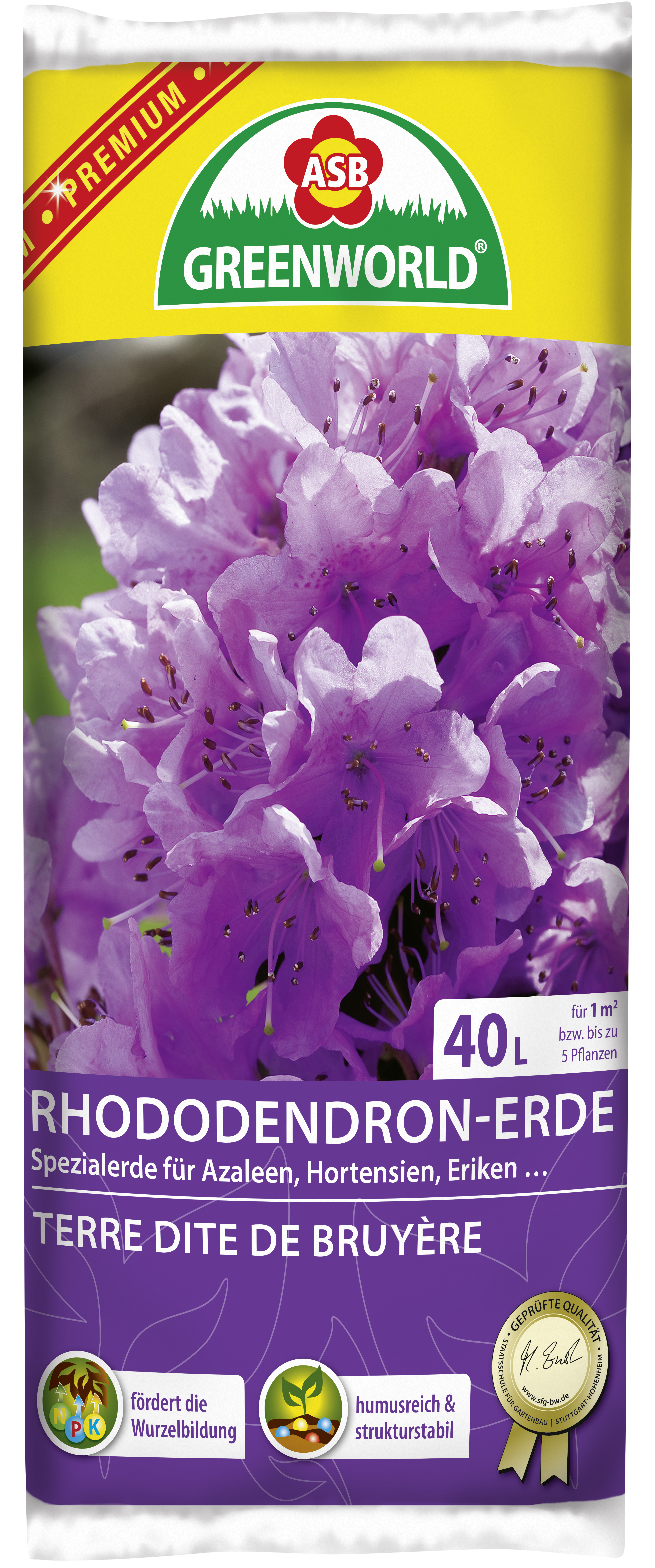 GREENWORLD Rhododendronerde 40 Ltr.