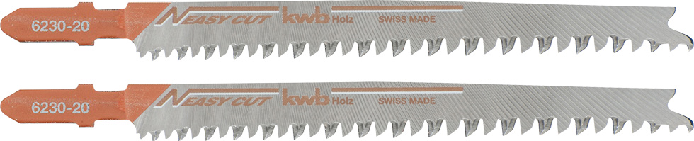kwb EASY CUT Stichsägeblätter 116/93 mm, für Holzbearbeitung, HCS, fein-grob