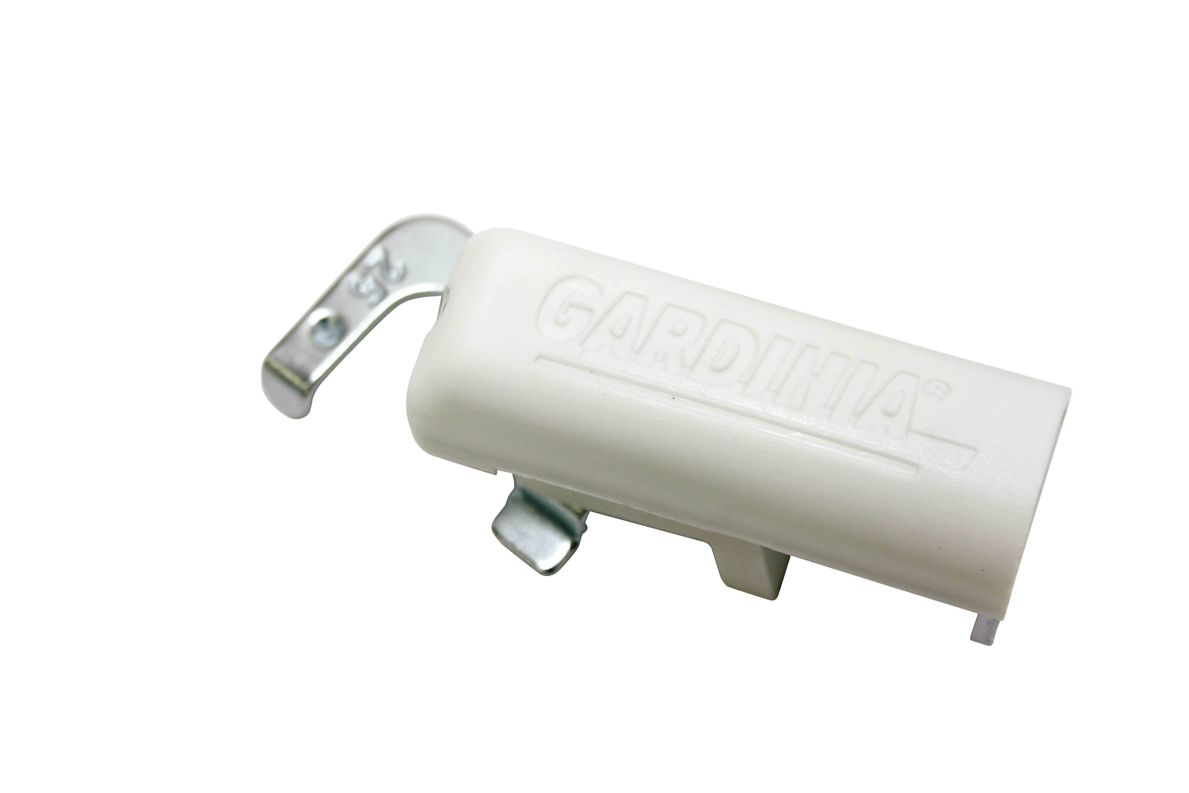 Gardinia® Klemmträger für Aluminium-Jalousie 25 mm, Weiß, 2 Stück