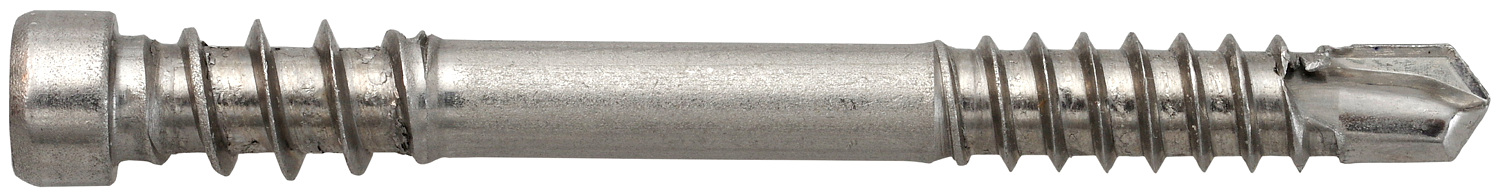 SWG Terrassenschrauben HX Zylinderkopf mit Bit, Edelstahl A2, 55 mm, 100 Stück