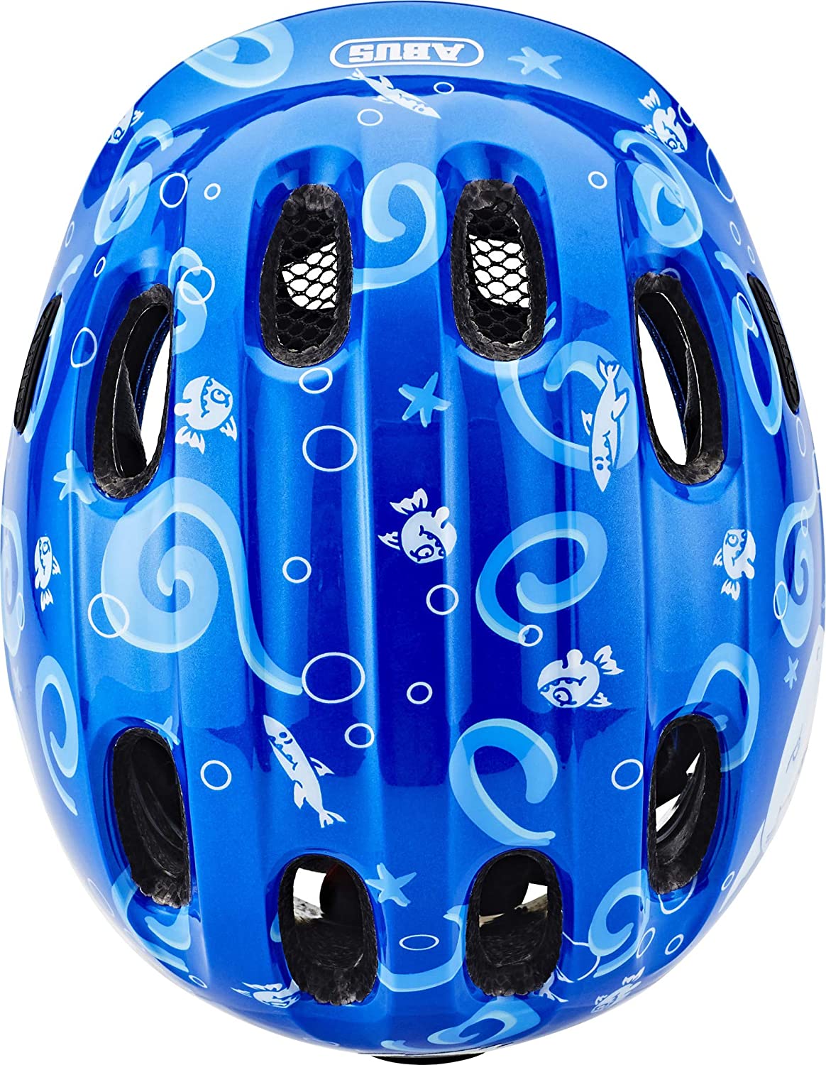 Abus Fahrradhelm Bike Helmet Kids Pro blue sharky M