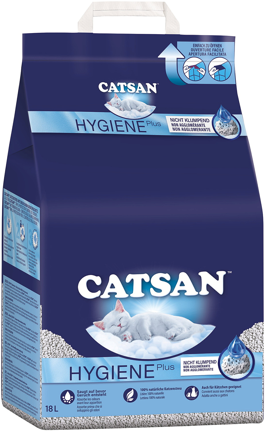 Catsan™ Katzensreu Hygiene plus 18 L