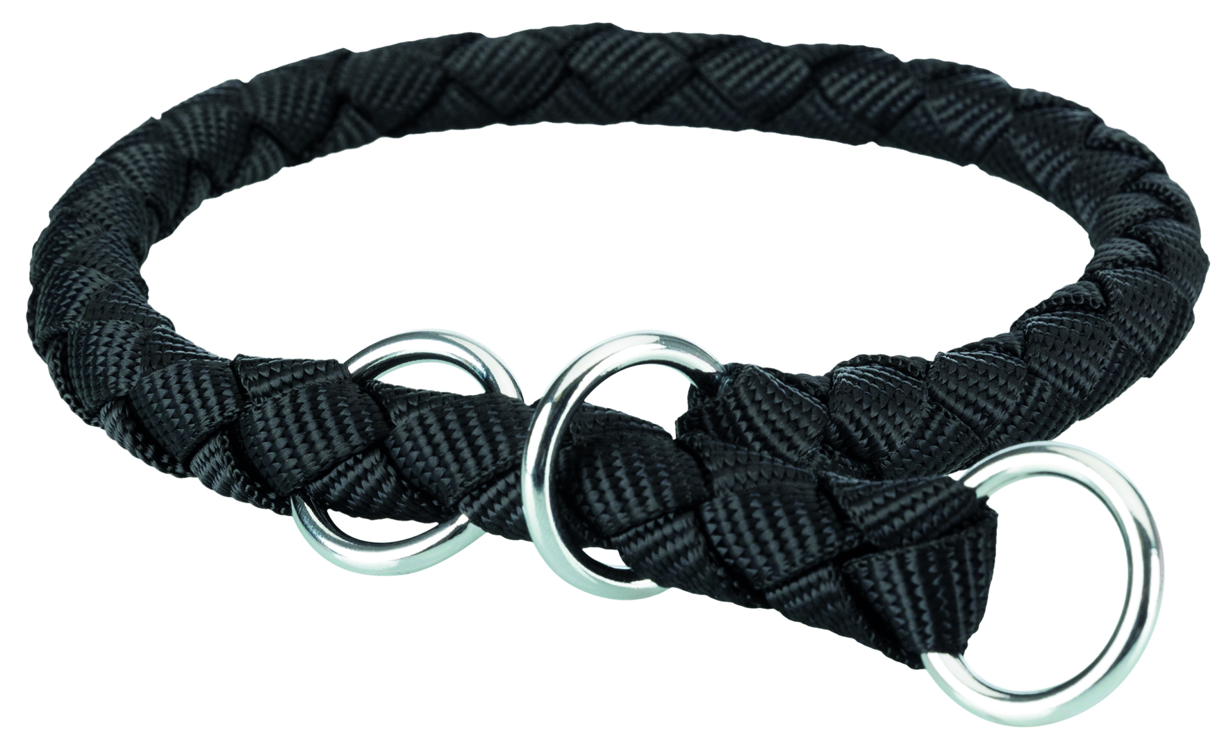 Trixie Cavo Zug-Stopp-Halsband, S: 30–36 cm/ø 12 mm, schwarz