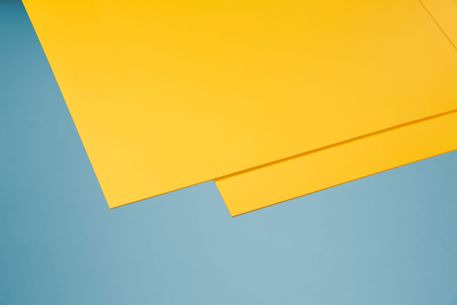 Bastelplatten farbig gelb 3x250x500 mm