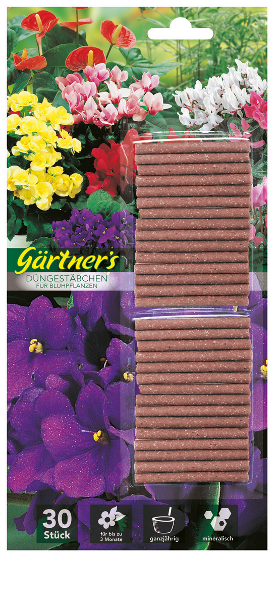 Gärtner's Düngestäbchen für Blühpflanzen