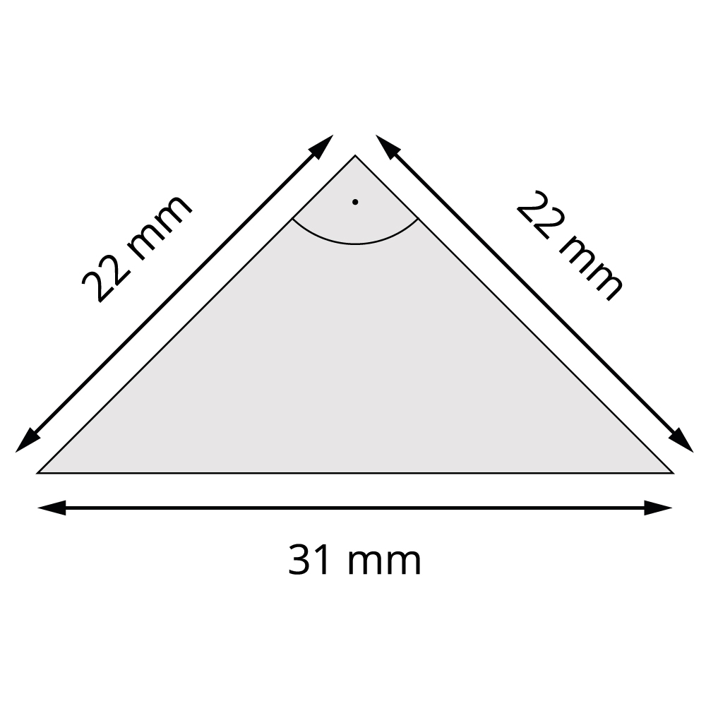 Dreikantleiste Kiefer 900x22x22 mm