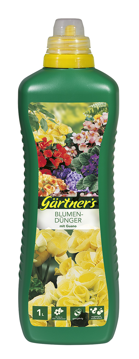 Gärtner's Blumendünger mit Guano 1 Liter