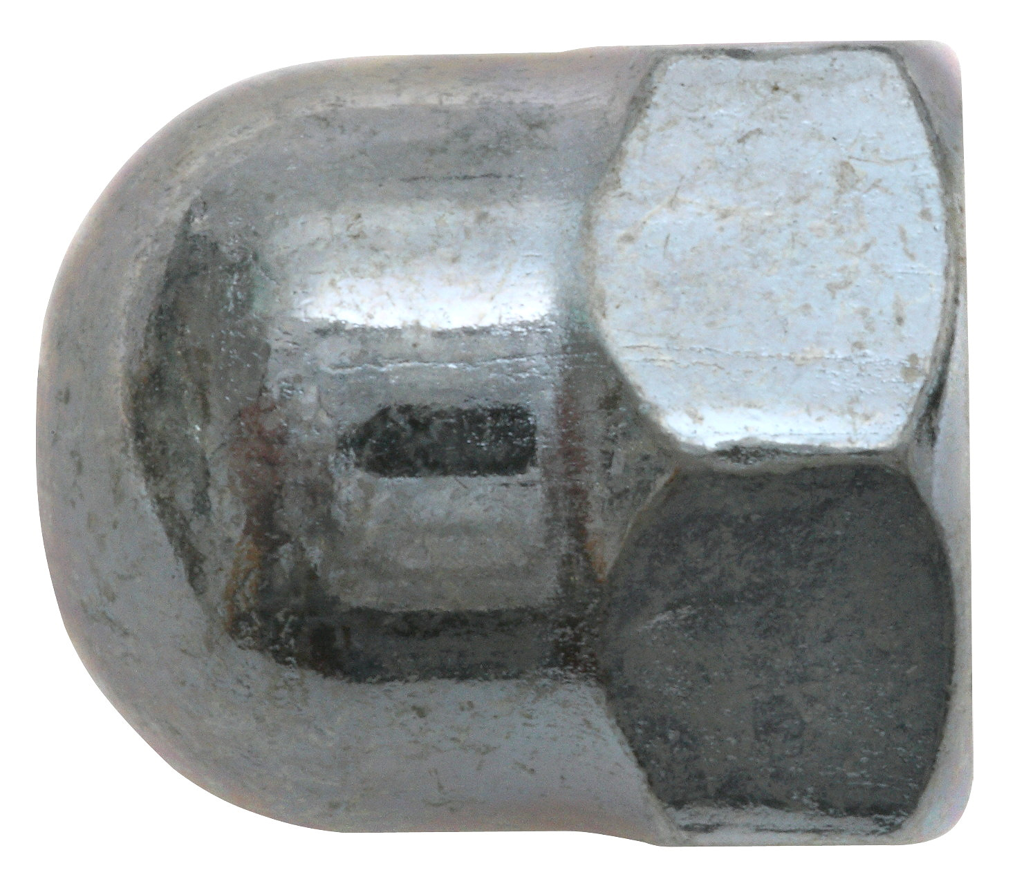 SWG Hutmuttern Sechskant, hohe Form, M8, Stahl verzinkt, DIN 1587, 100  Stück, M8 / 13 mm / 100 Stück