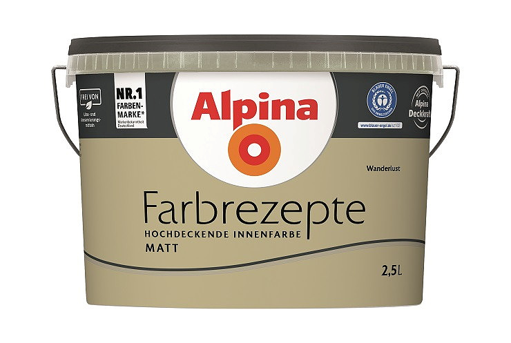 Alpina Farbrezepte - Wanderlust 2,5 Liter, matt